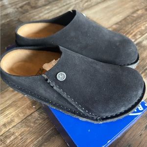 Birkenstock zermatt premium black suede BRAND NEW, never worn!